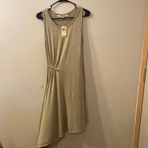 NWT Max Studio asymmetrical dress with braided side size small